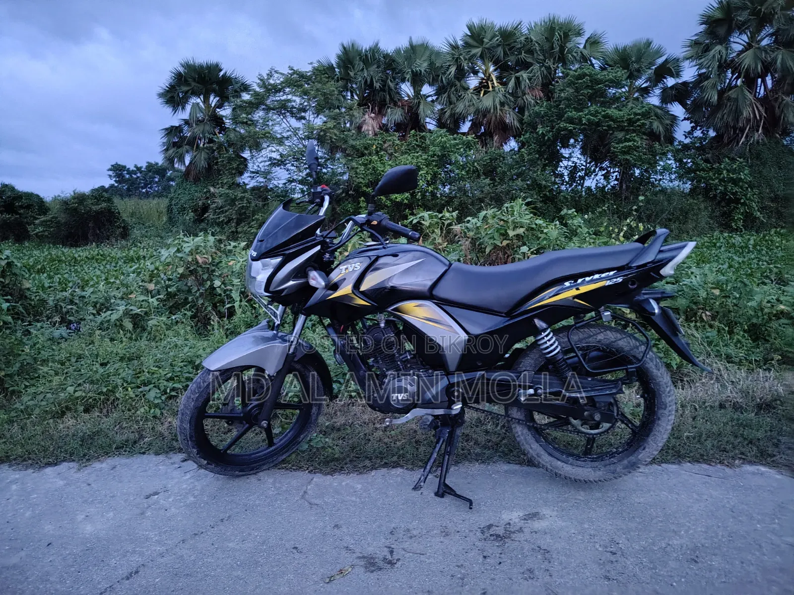 টিভিএস স্ট্রাইকার ১২৫ ২০২২ গ্রে