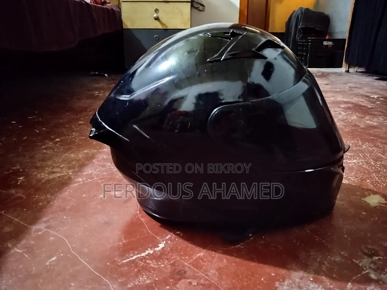 Helmet Black Solid