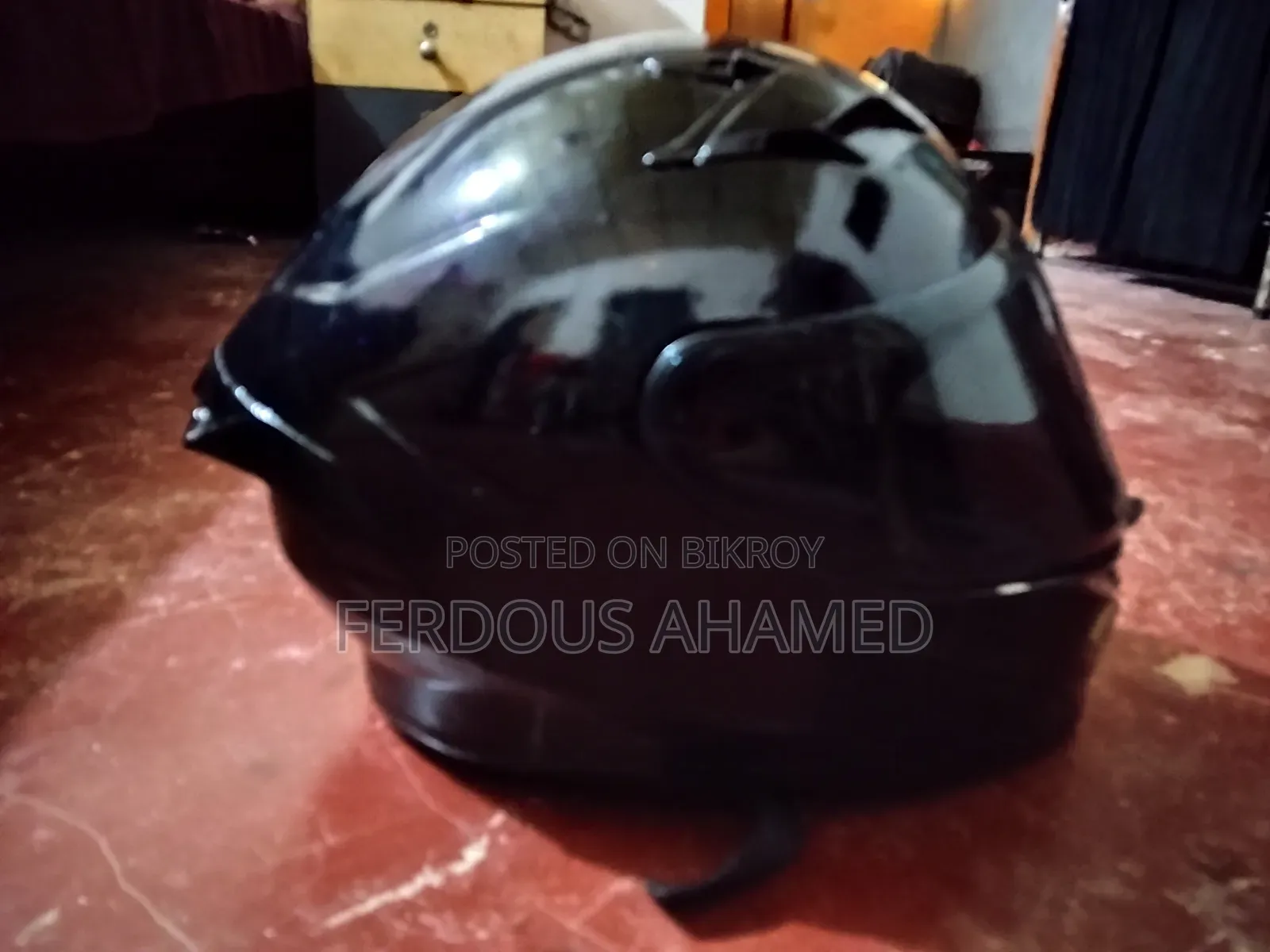 Helmet Black Solid