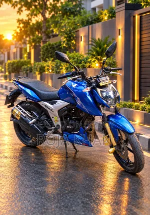 TVS Apache 160 4V 2024 Blue
