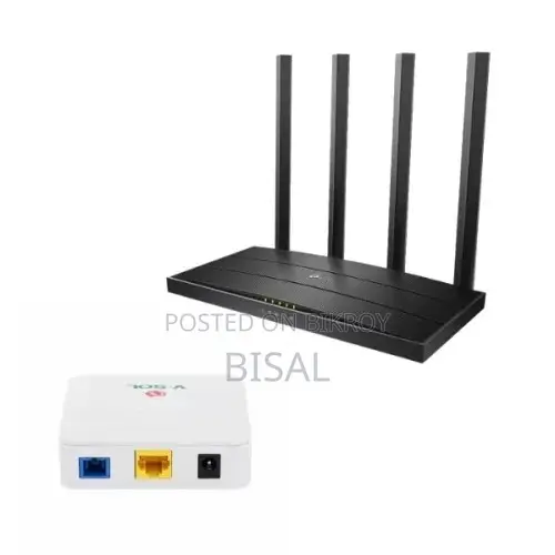 TP-Link Archer C6 Router & Vsol XPON ONU Combo