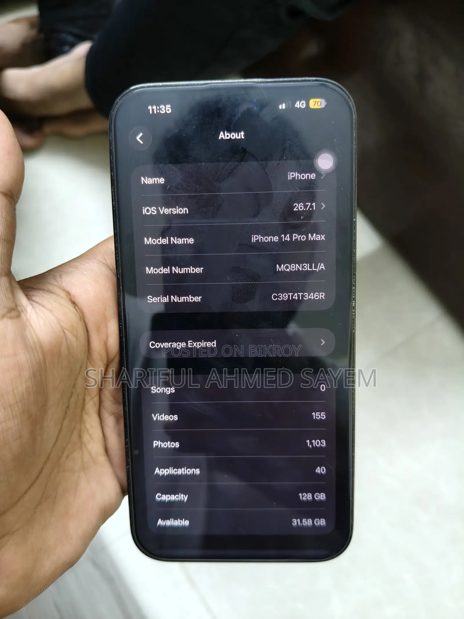 Apple iPhone 14 Pro Max 128 GB Black