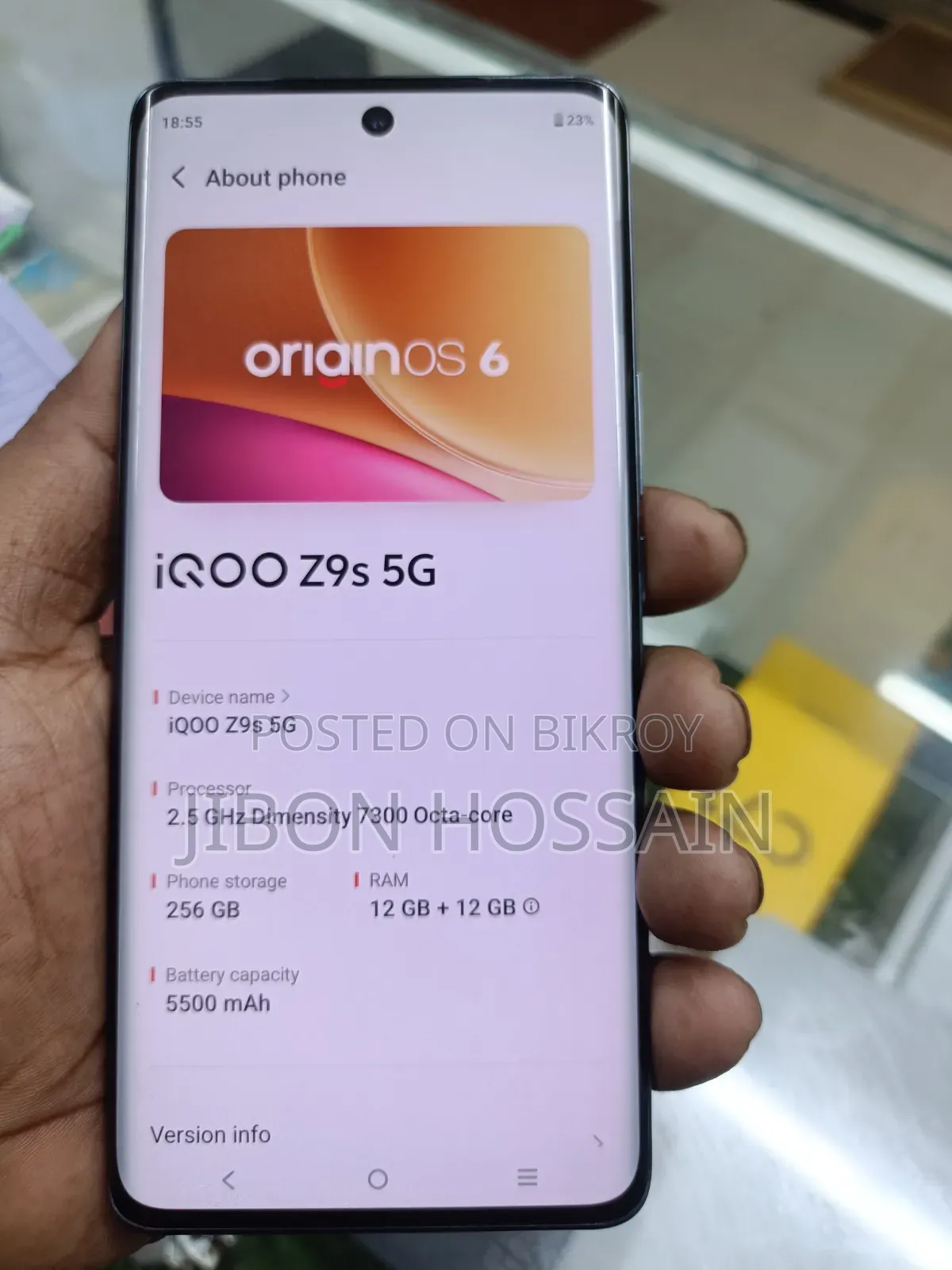 iQOO Z9 256 GB Silver