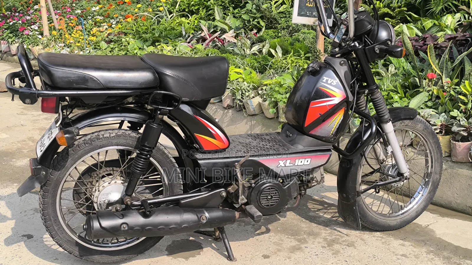 TVS XL 100 2018 Black