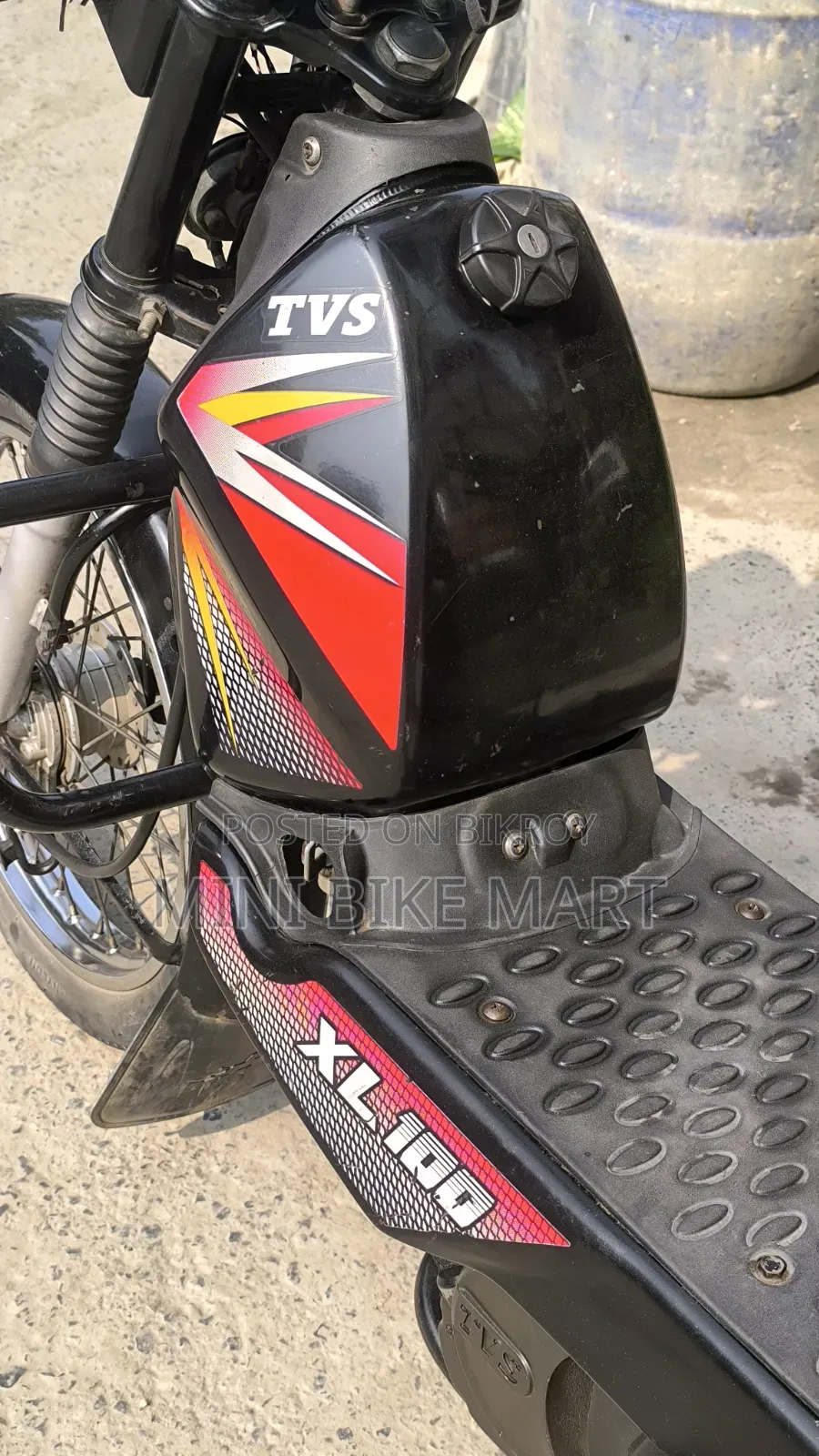 TVS XL 100 2018 Black