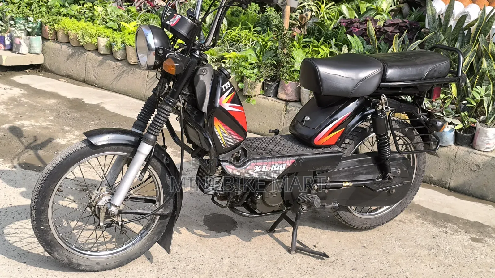 TVS XL 100 2018 Black