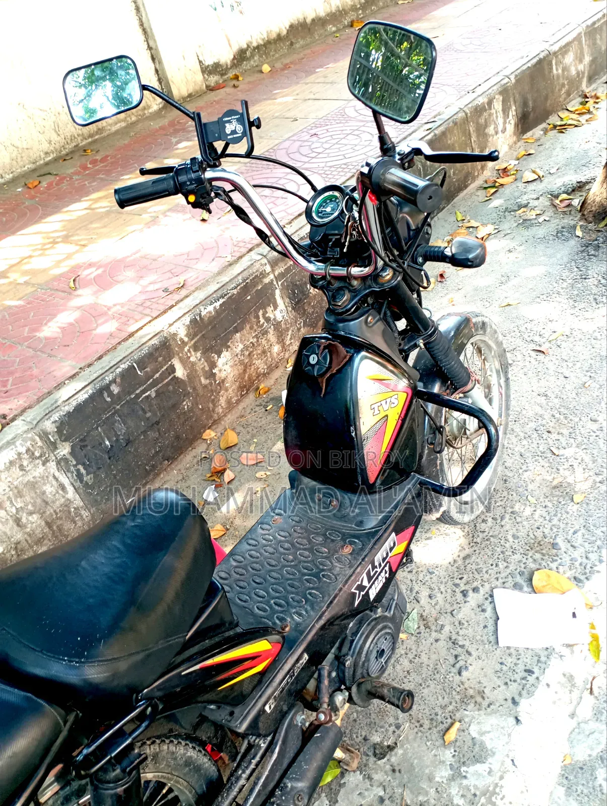 টিভিএস এক্সএল ১০০ আই-টাচ ২০২০ কালো