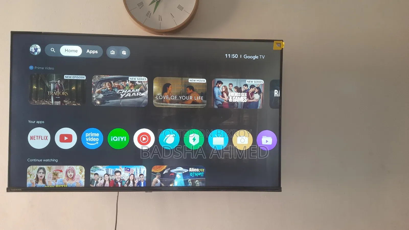 Toshiba 43" 4k Google TV