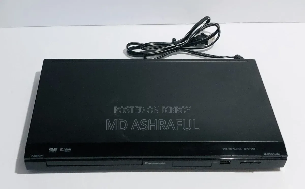 Panasonic DVD-S48GA-K একদম নতুন, অব্যবহৃত DVD Player