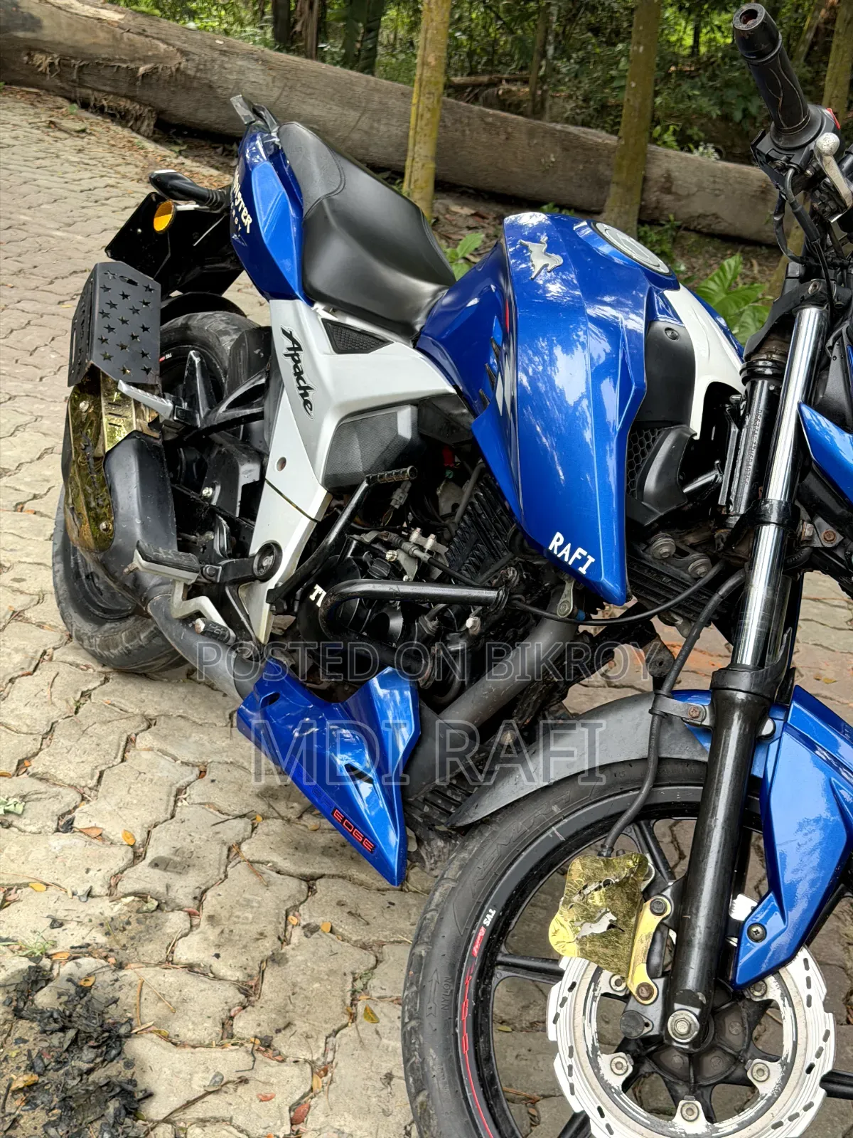 TVS Apache RTR 160 4V 2022 Blue
