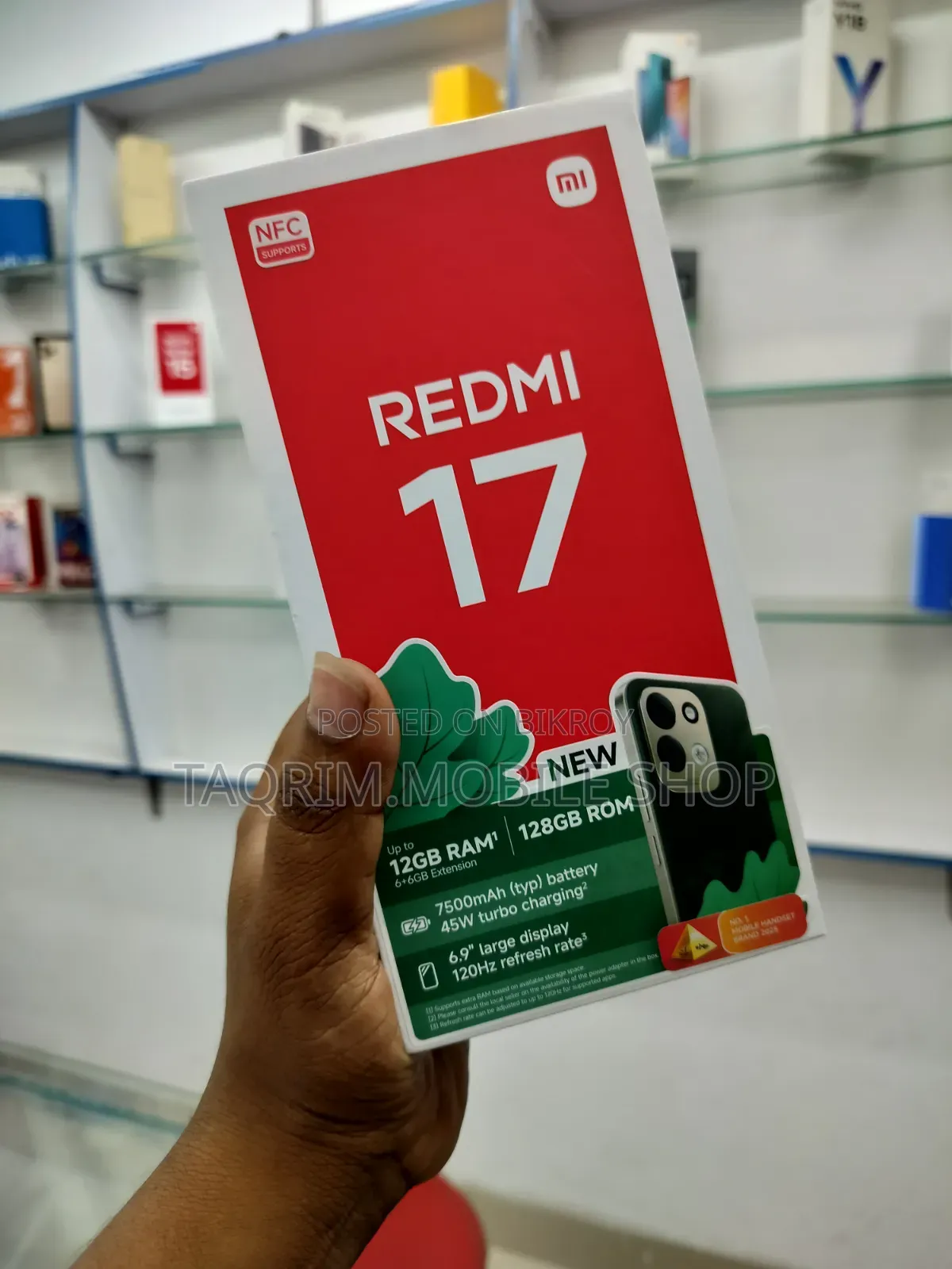 New Xiaomi Redmi 17 128 GB Black