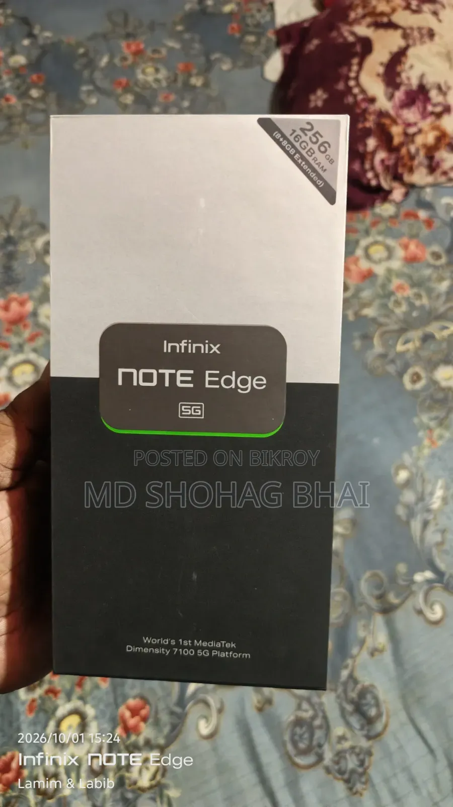 Infinix Note Edge 256 GB Silver