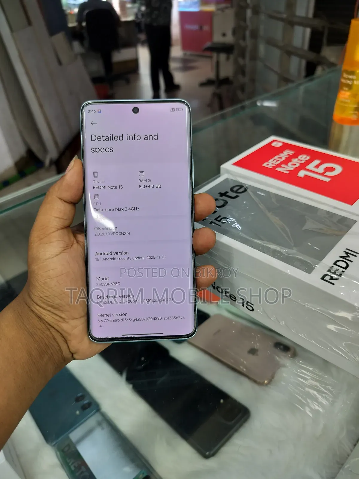 Xiaomi Redmi Note 15 128 GB Red