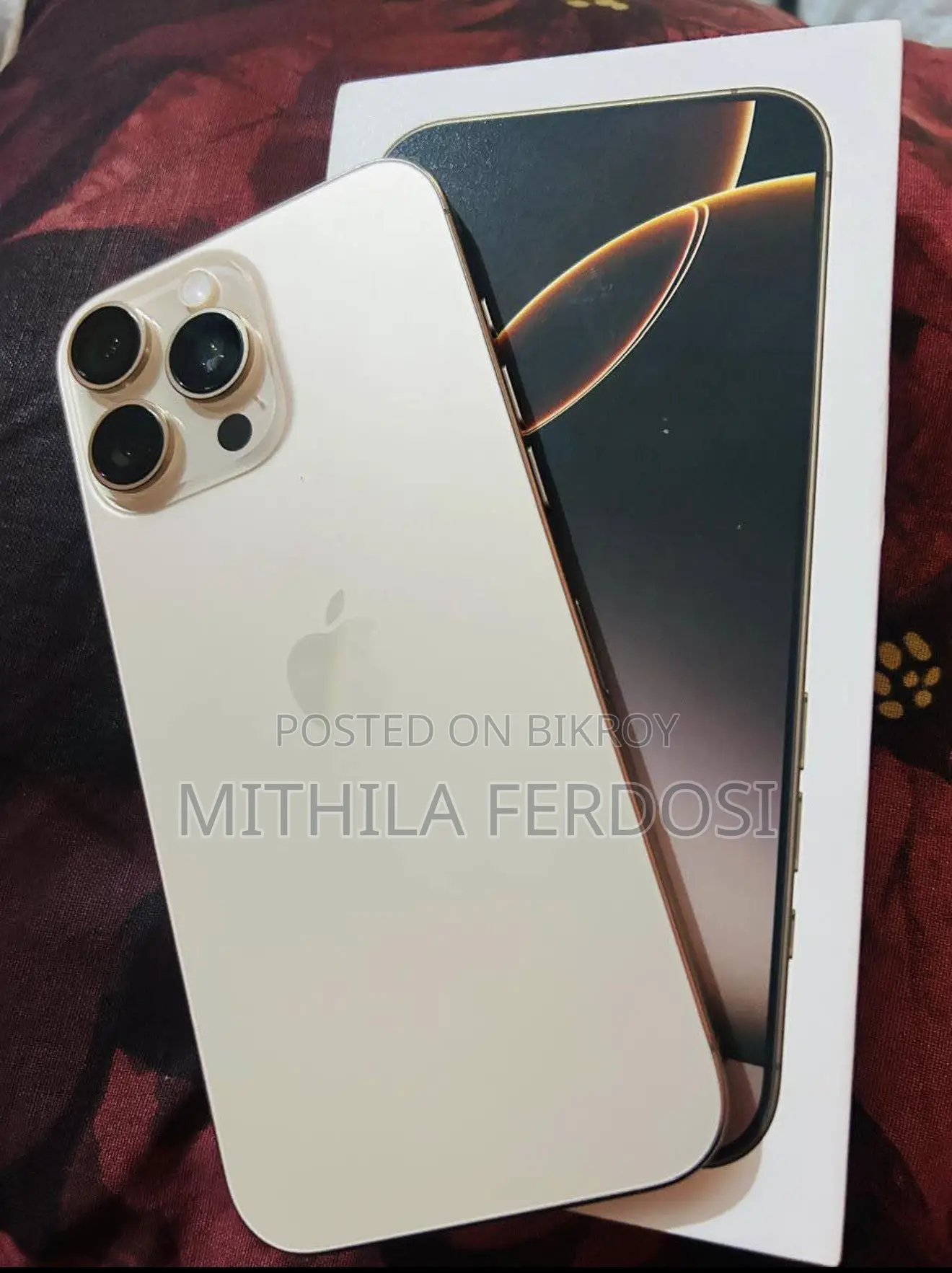 অ্যাপল আইফোন ১৬ প্রো ম্যাক্স ২৫৬ জিবি গ্রে