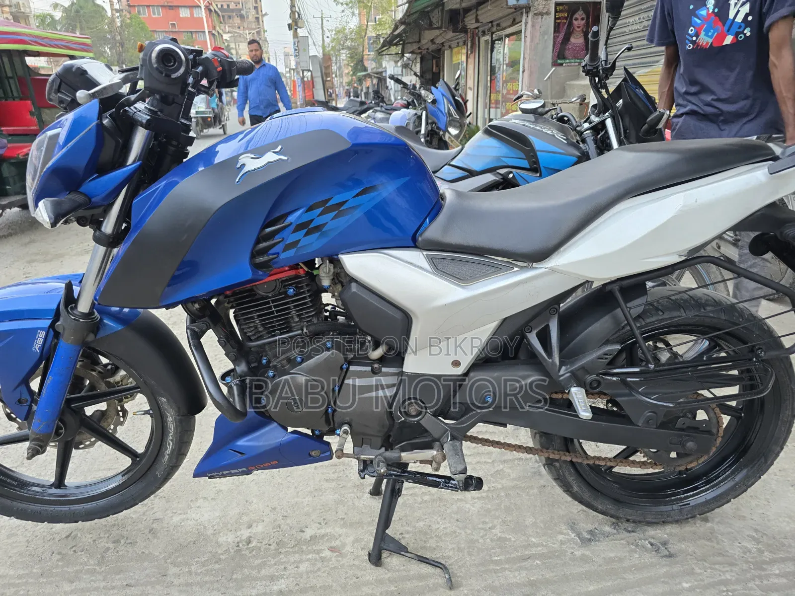 TVS Apache RTR 160 4V 2020 Blue