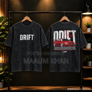 Acid Wash Drop Shoulder T-Shirt