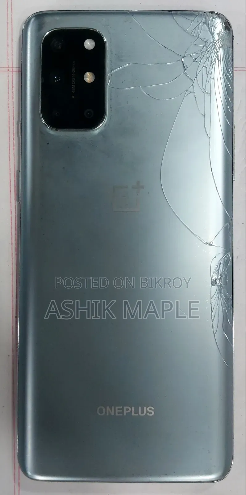 ওয়ানপ্লাস ৮টি ১২৮ জিবি সিলভার