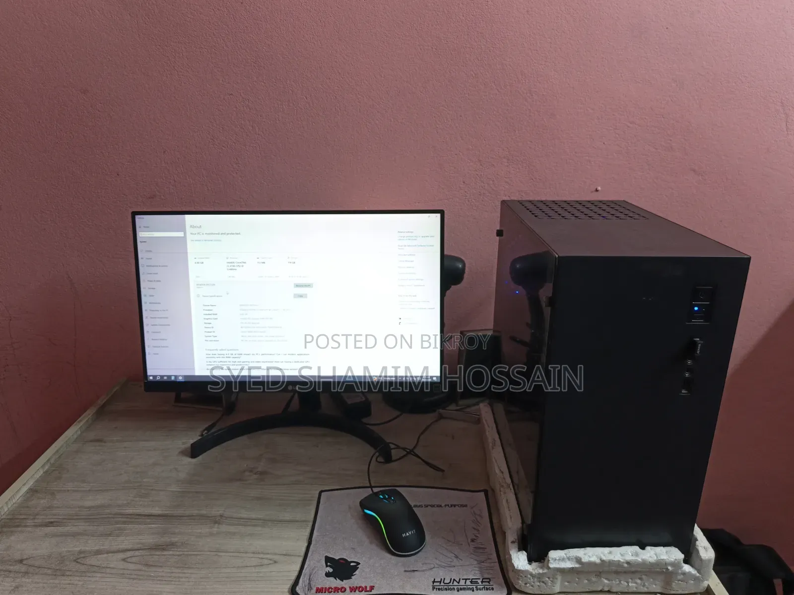 Gigabyte GA-H110MSTX-HD3-ZK 4GB Intel Core i3 SSD 128GB