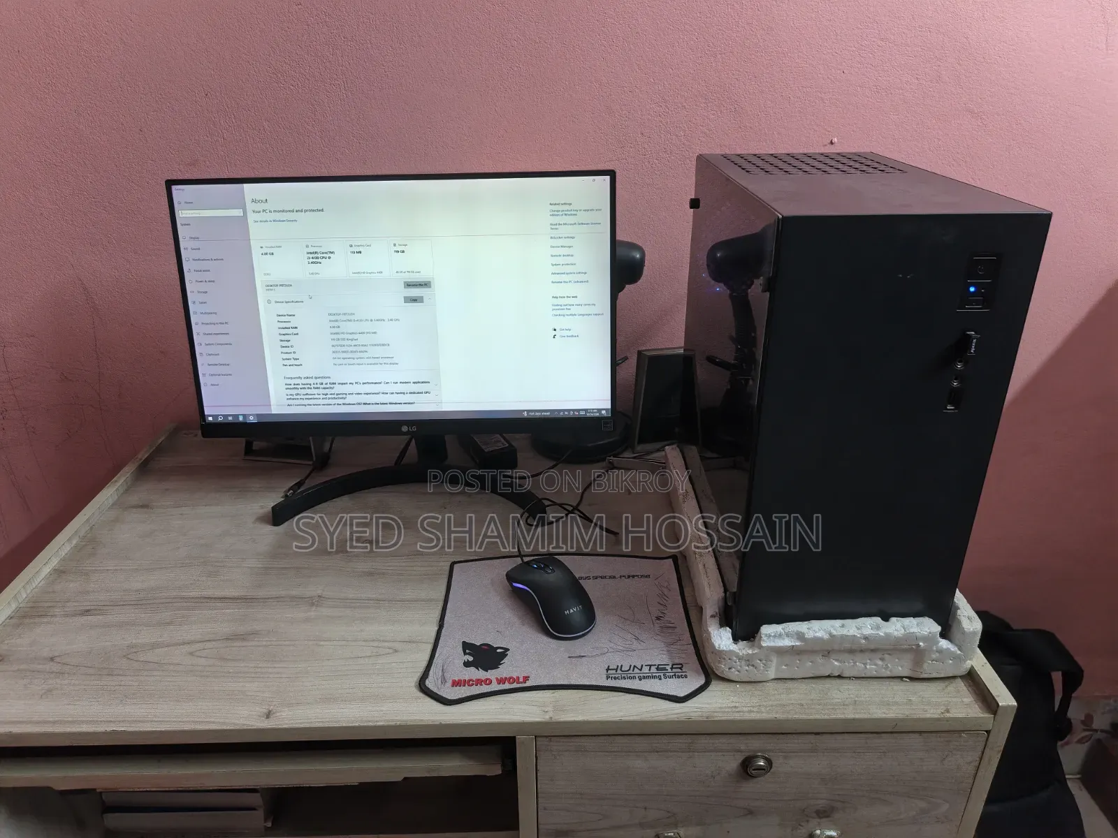 Gigabyte GA-H110MSTX-HD3-ZK 4GB Intel Core i3 SSD 128GB