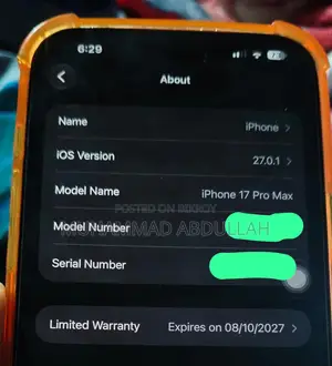 Apple iPhone 17 Pro Max 256 GB Orange
