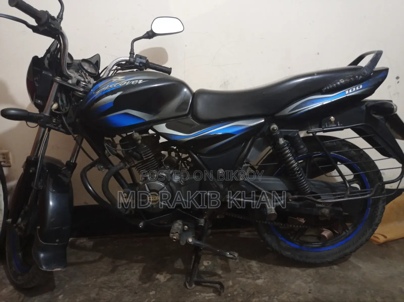 Bajaj Discover 100 2014 Black