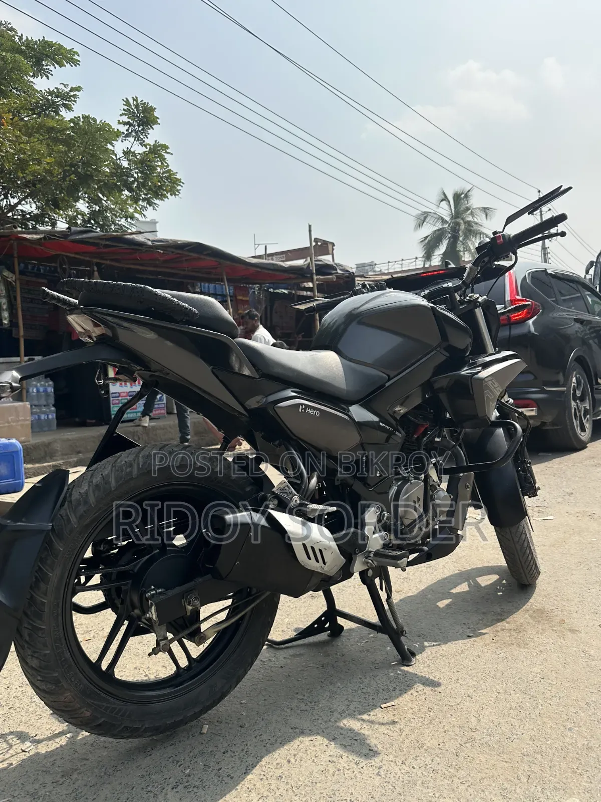 হিরো এক্সট্রিম ১২৫আর ২০২৫ কালো