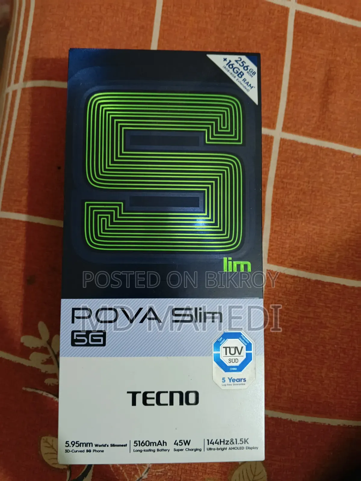 Tecno Pova Slim 5G 256 GB Black
