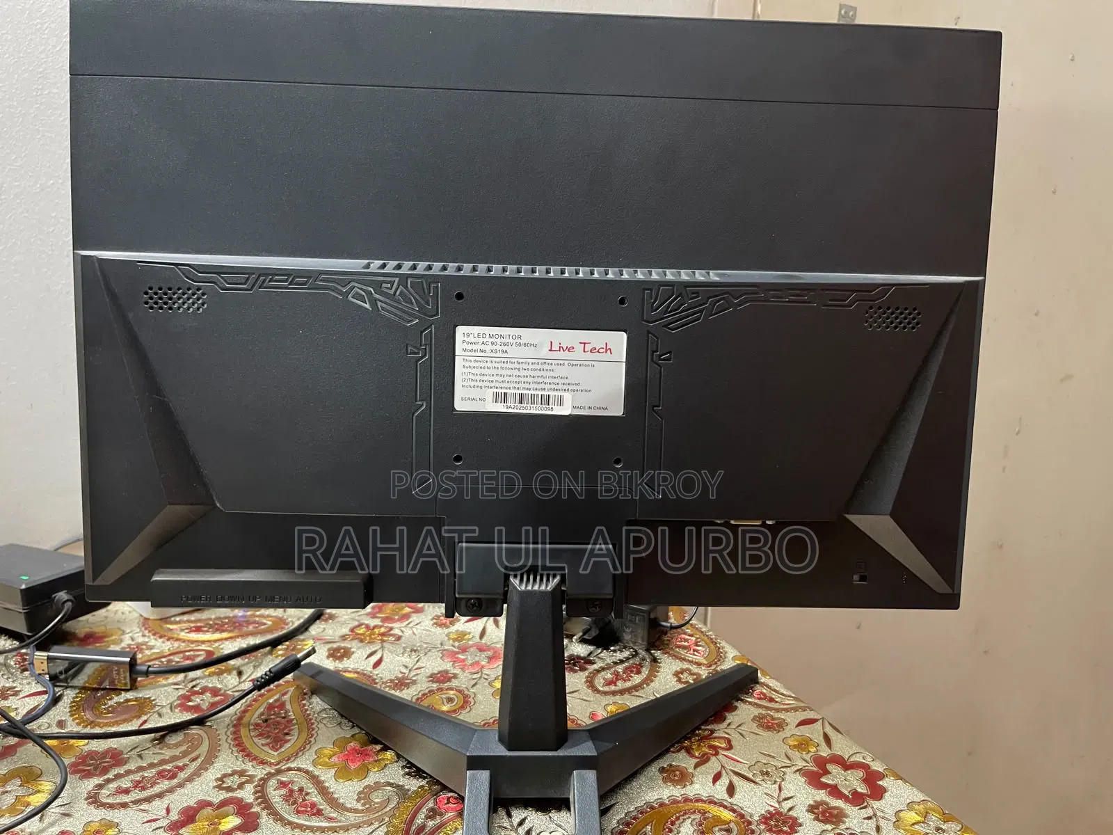 ১৯ ইঞ্চি মনিটর বিক্রয় (লাইভ টেক)