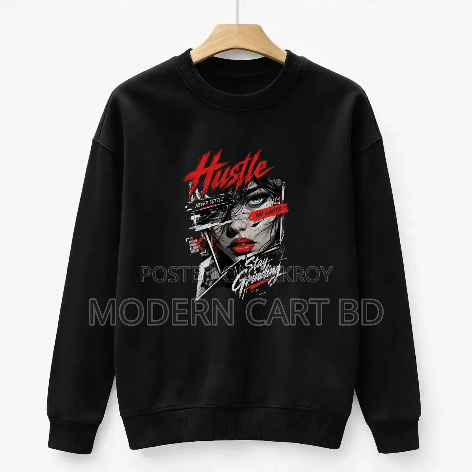 Premium Cotton Fleece Sweatshirt for Men - 290 GSM - Winter Collection