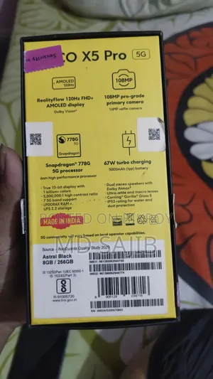 Xiaomi Poco X5 Pro 256 GB Black