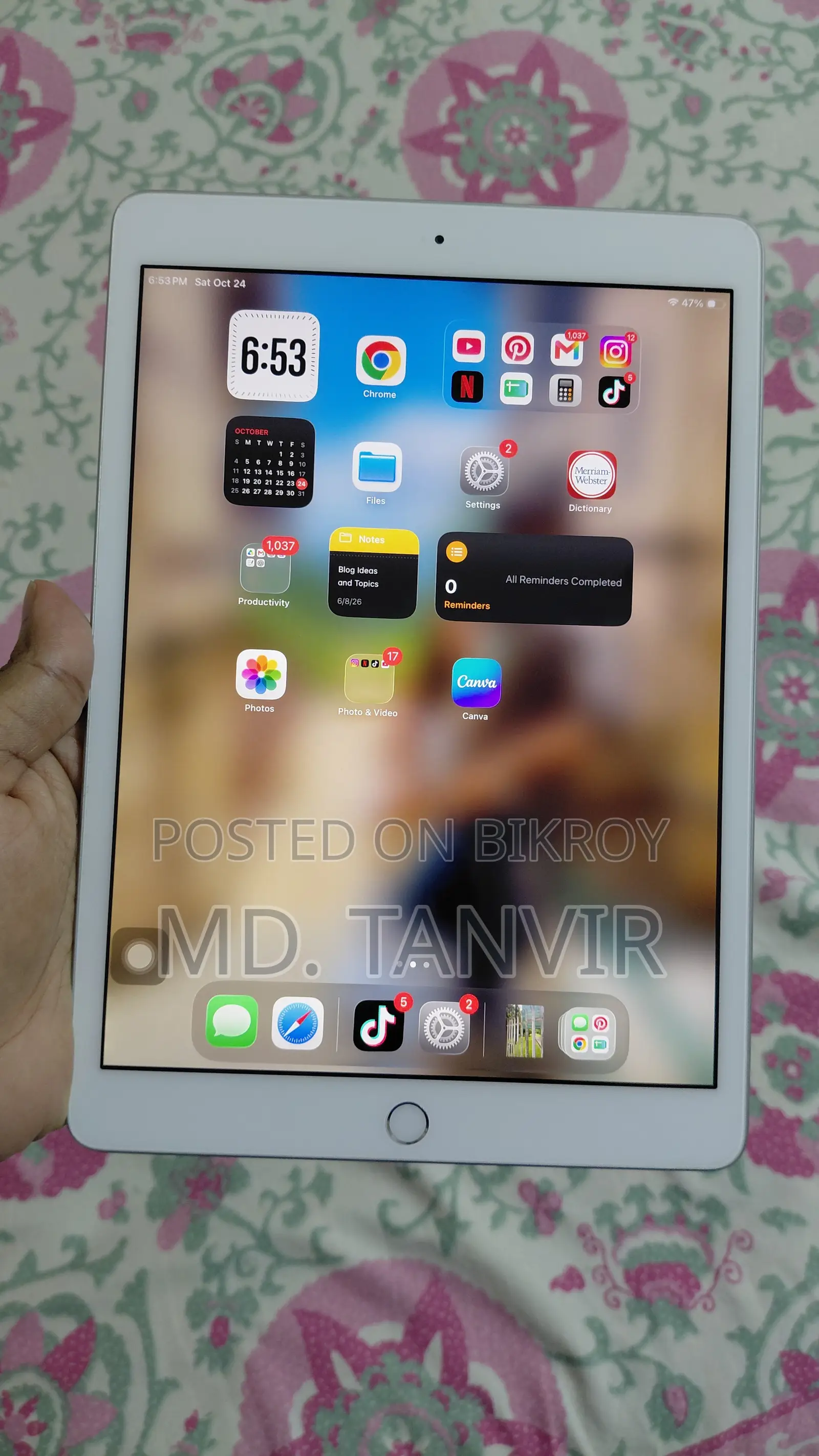 Apple iPad 10.2 (2020) 128 GB Silver