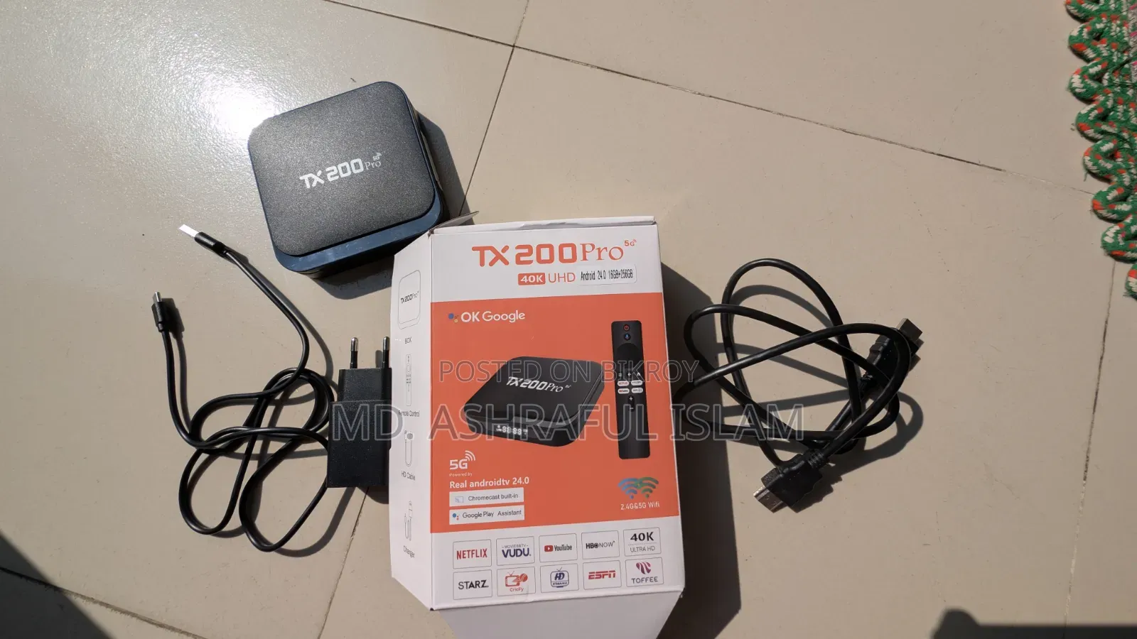 Android TV Box TX200 Pro 2.4g & 5g Wifi