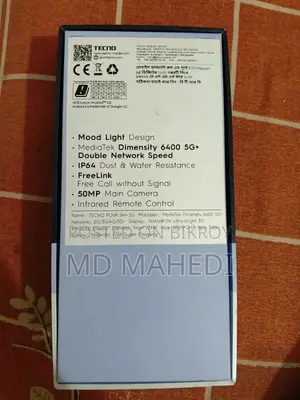 Tecno Pova Slim 5G 256 GB Black