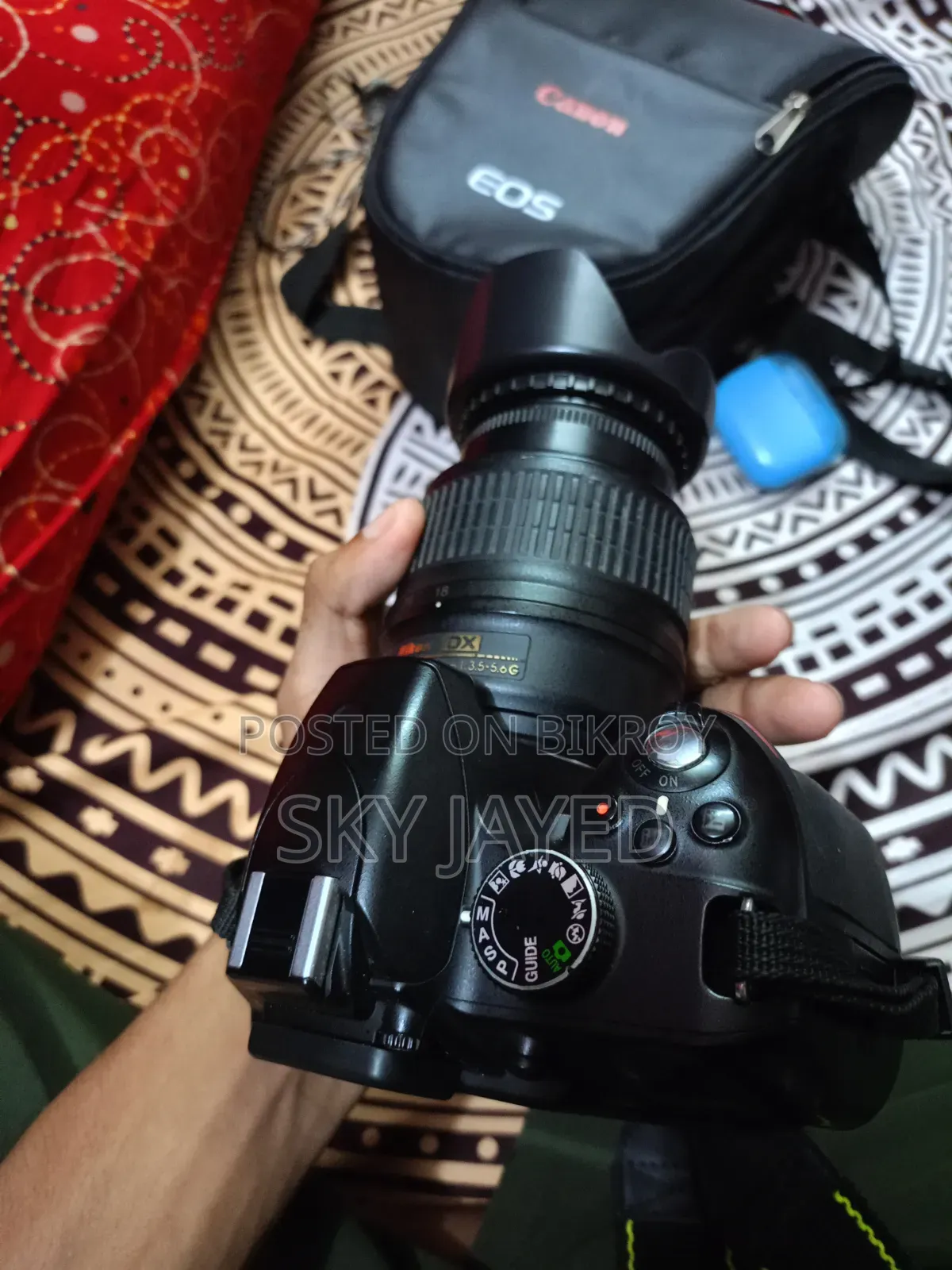ডিএসএলআর ক্যামেরা নিকন ৩২০০ডি নতুন কন্ডিশন
