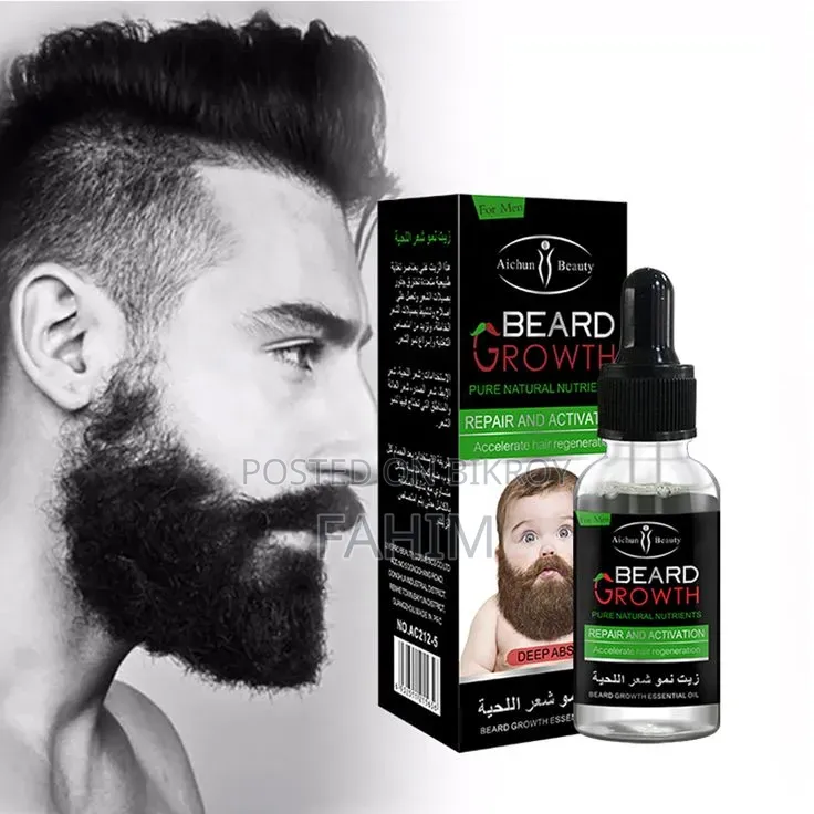 Aichun Beauty Beard Growth Essential Oil for MenBeard Care & Grooming