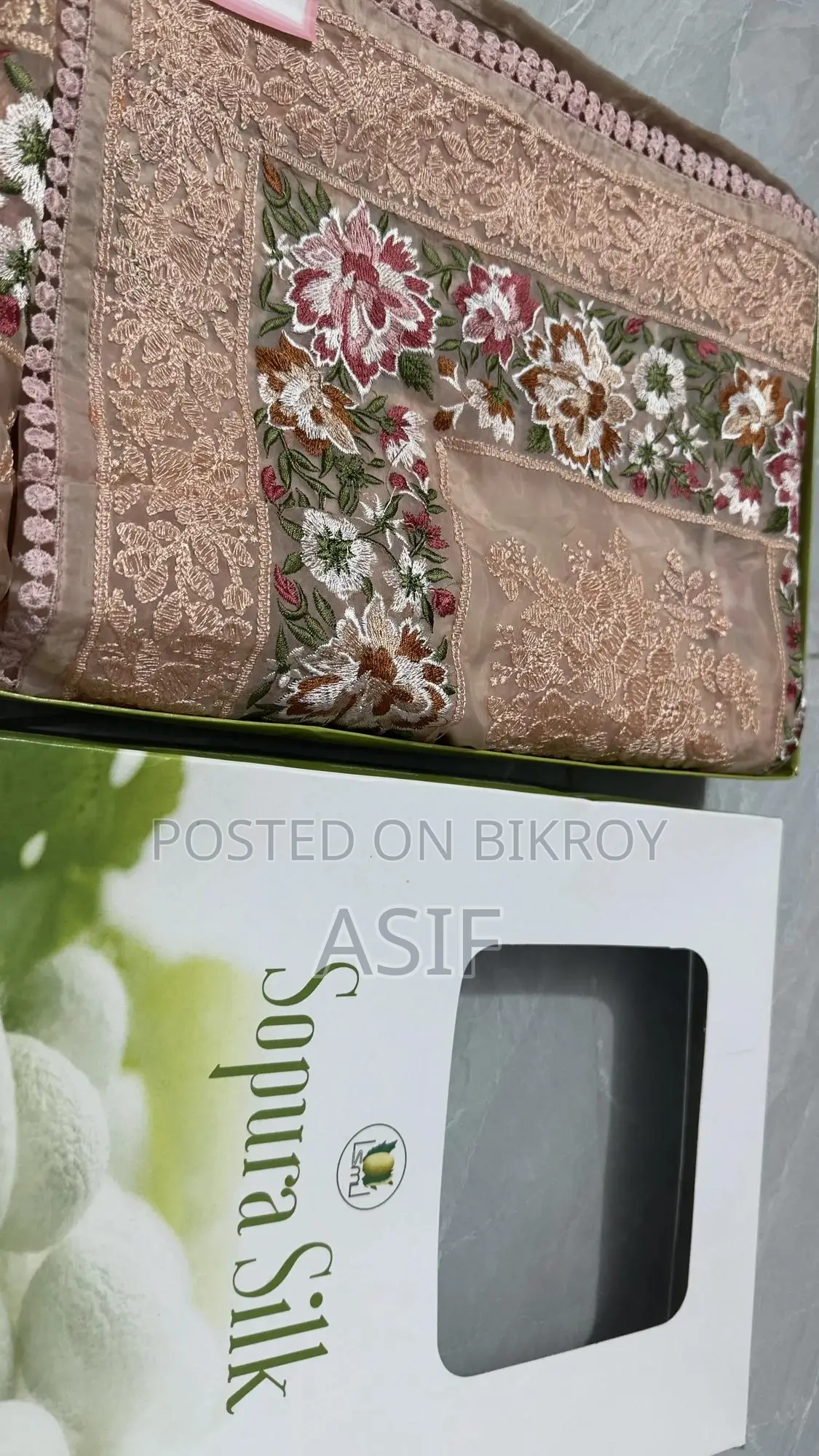 Original Muslin Saree - Muslin (Rajshahi Silk) Saree