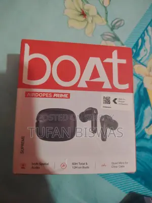 boAt Airdopes Prime Wireless Earbuds - Just Box Opened (100% Original)