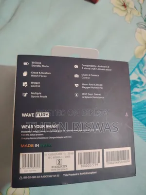boAt Wave Fury Calling Smartwatch - Just Box Opened (100% Original)