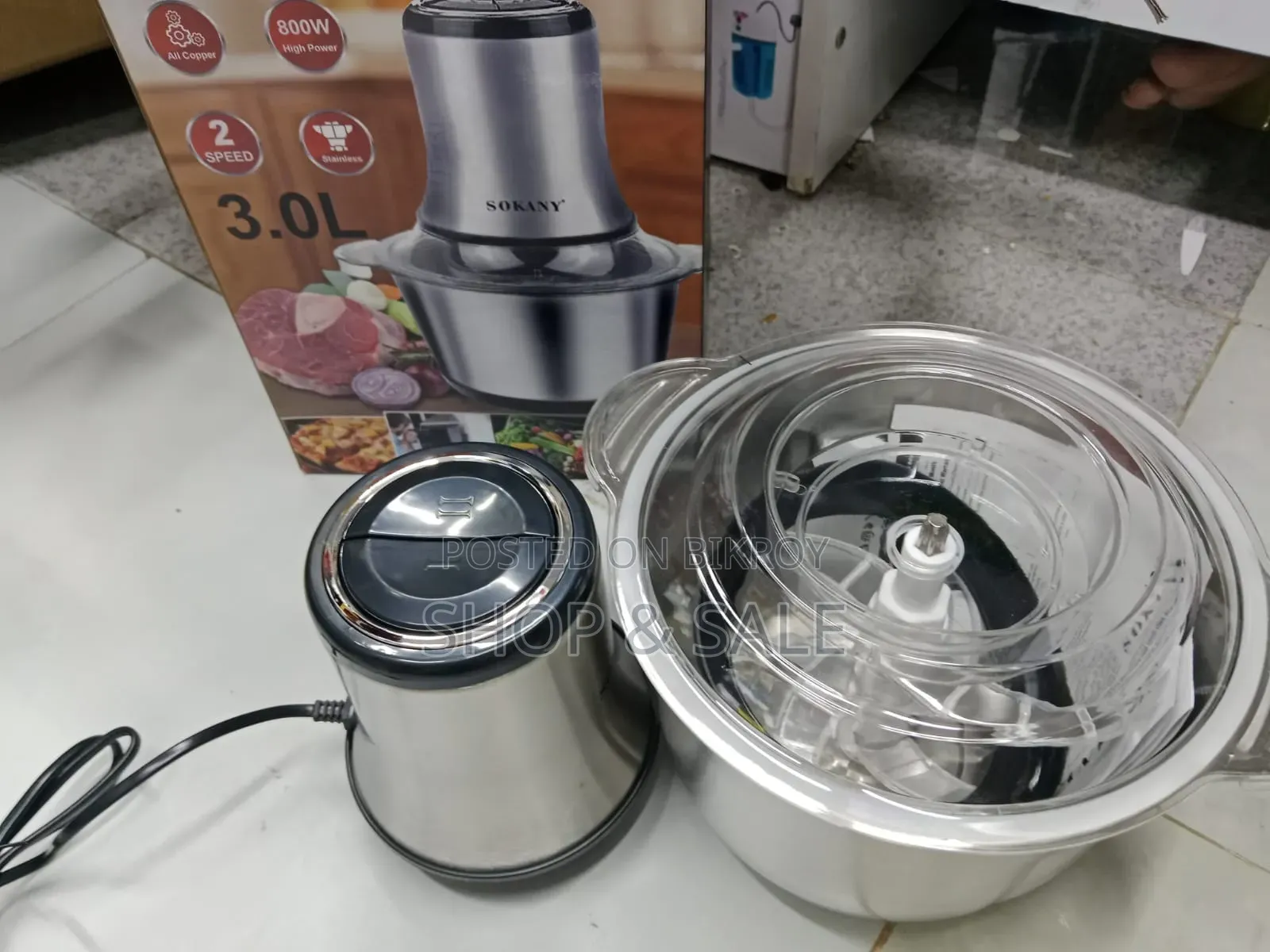 Sokany 800watt Meat Grinder and Blender