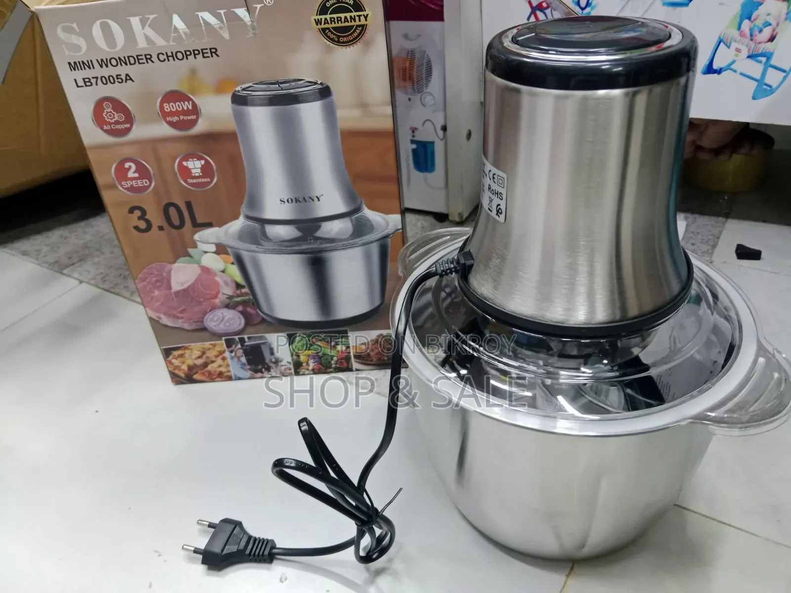 Sokany 800watt Meat Grinder and Blender