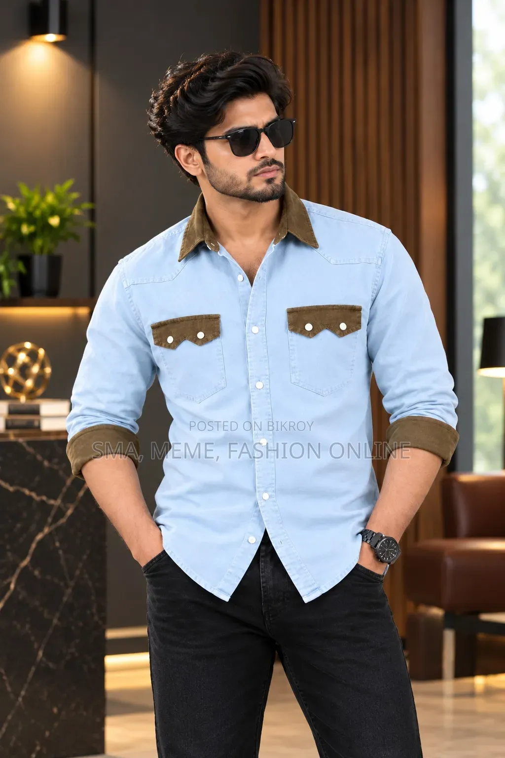 Stylish Denim Shirt