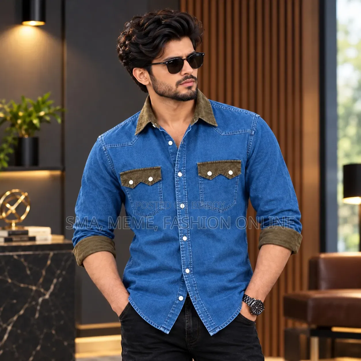 Stylish Denim Shirt