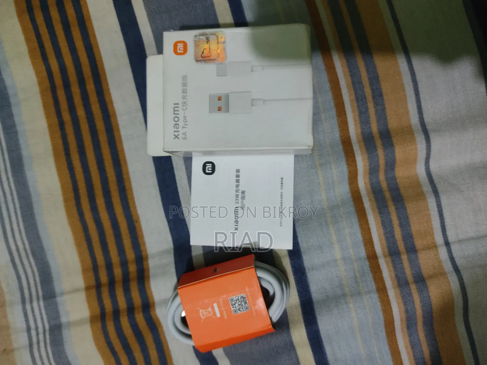 Xiaomi 6A 33W Type-C USB Cable Original