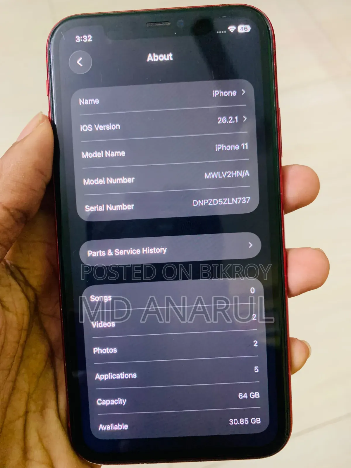 Apple iPhone 11 64 GB Red