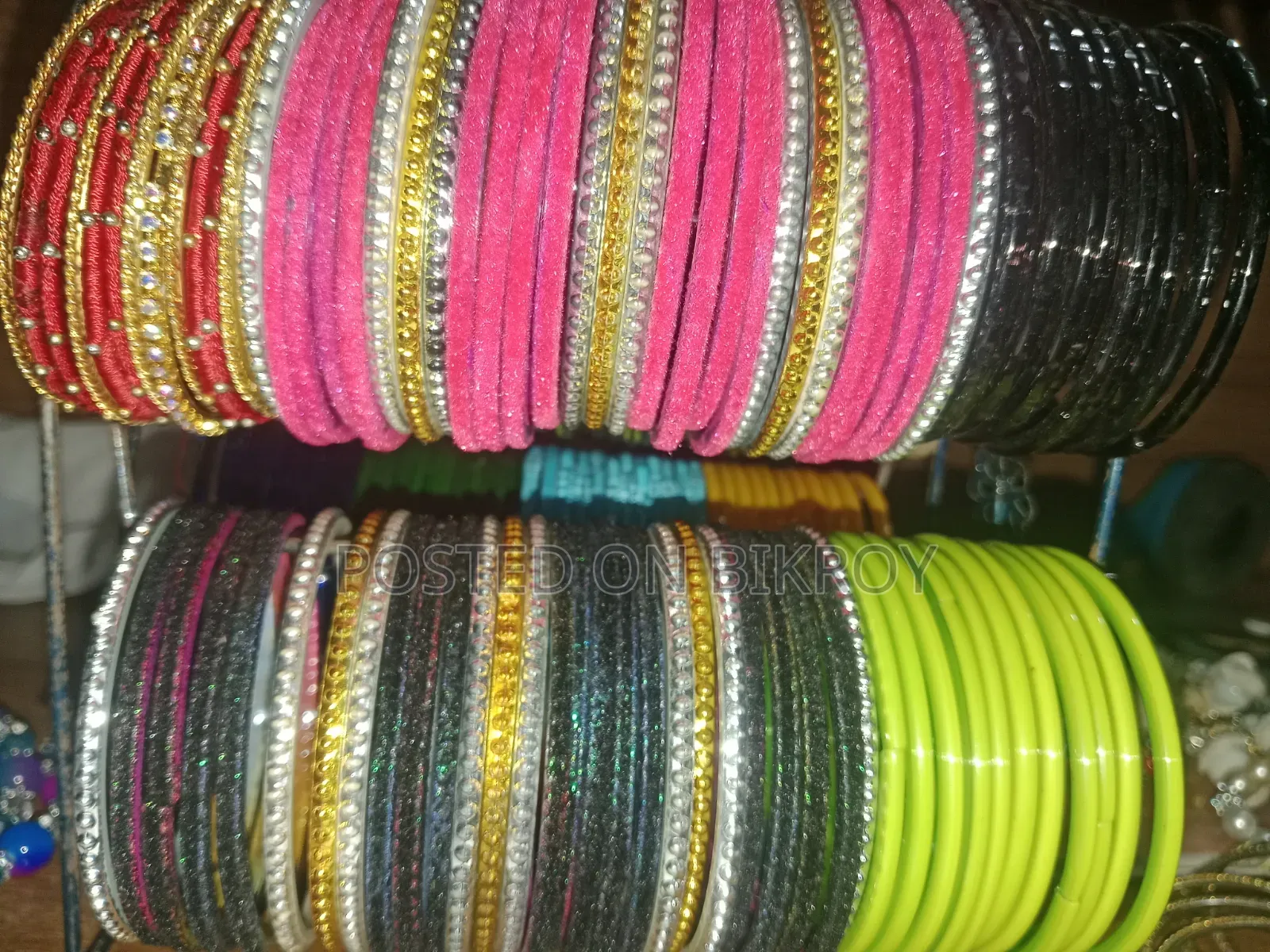 Various colors of bangles