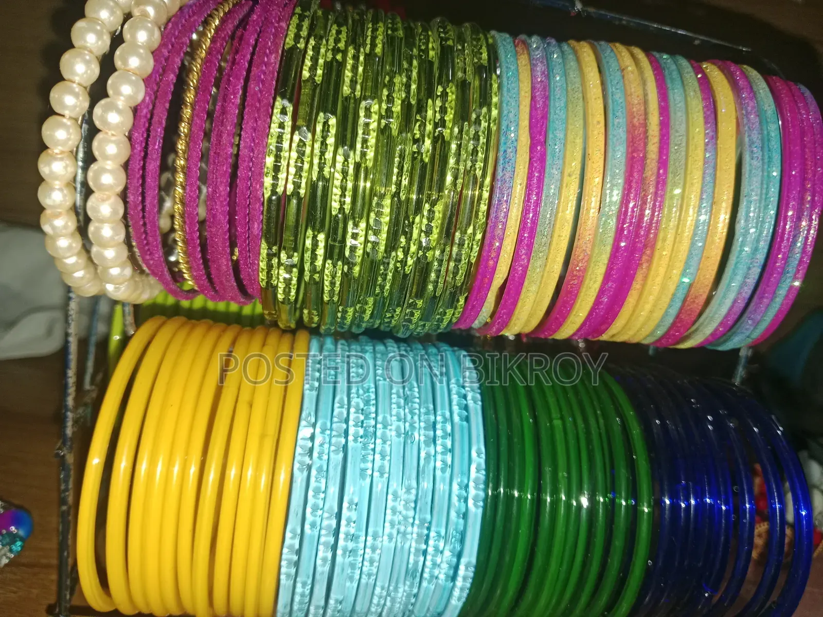 Various colors of bangles