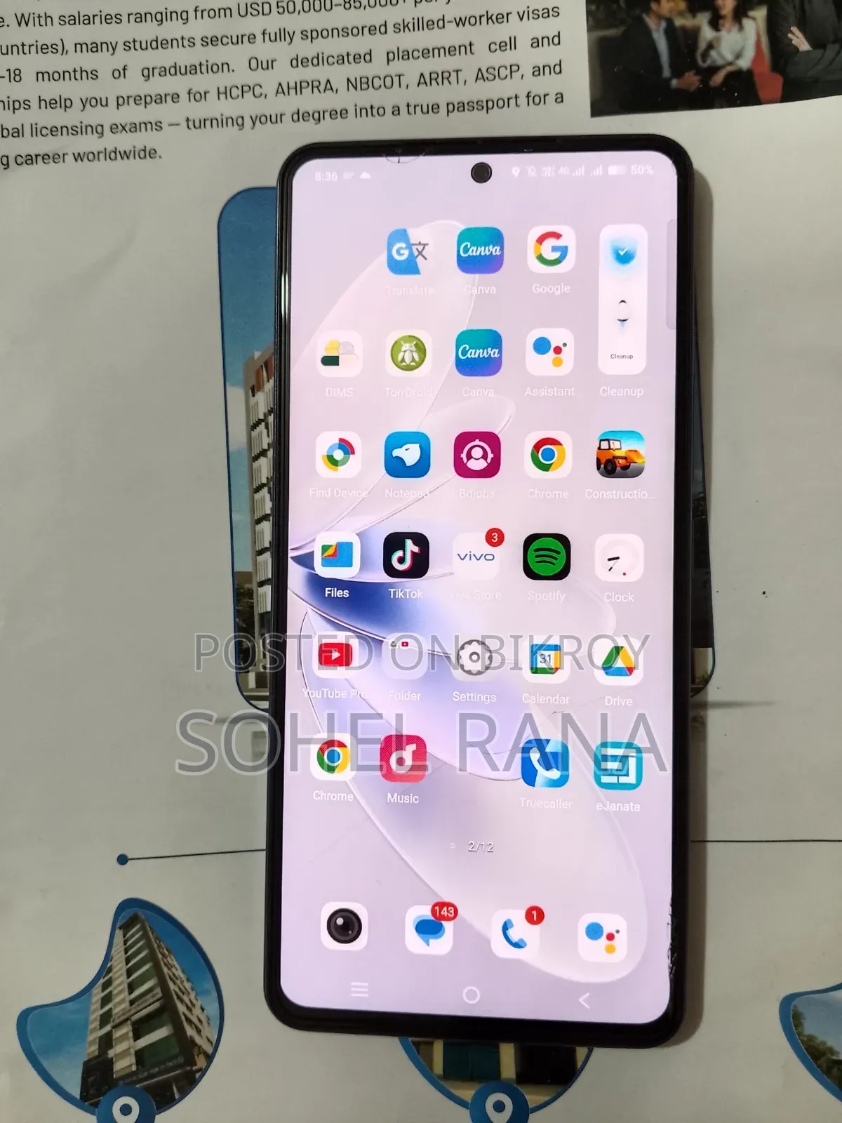 Vivo V27e 256 GB White