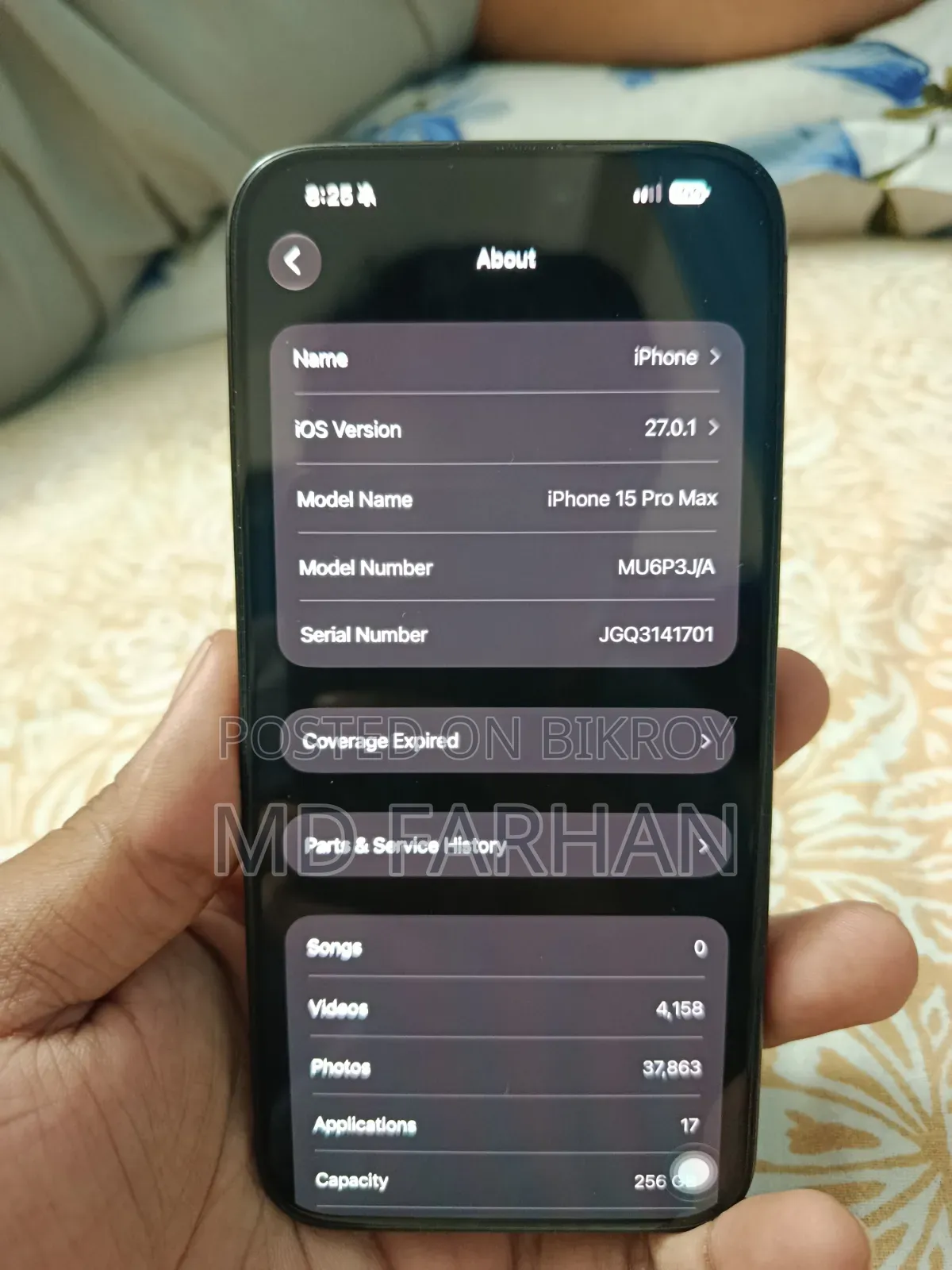 Apple iPhone 15 Pro Max 256 GB Black