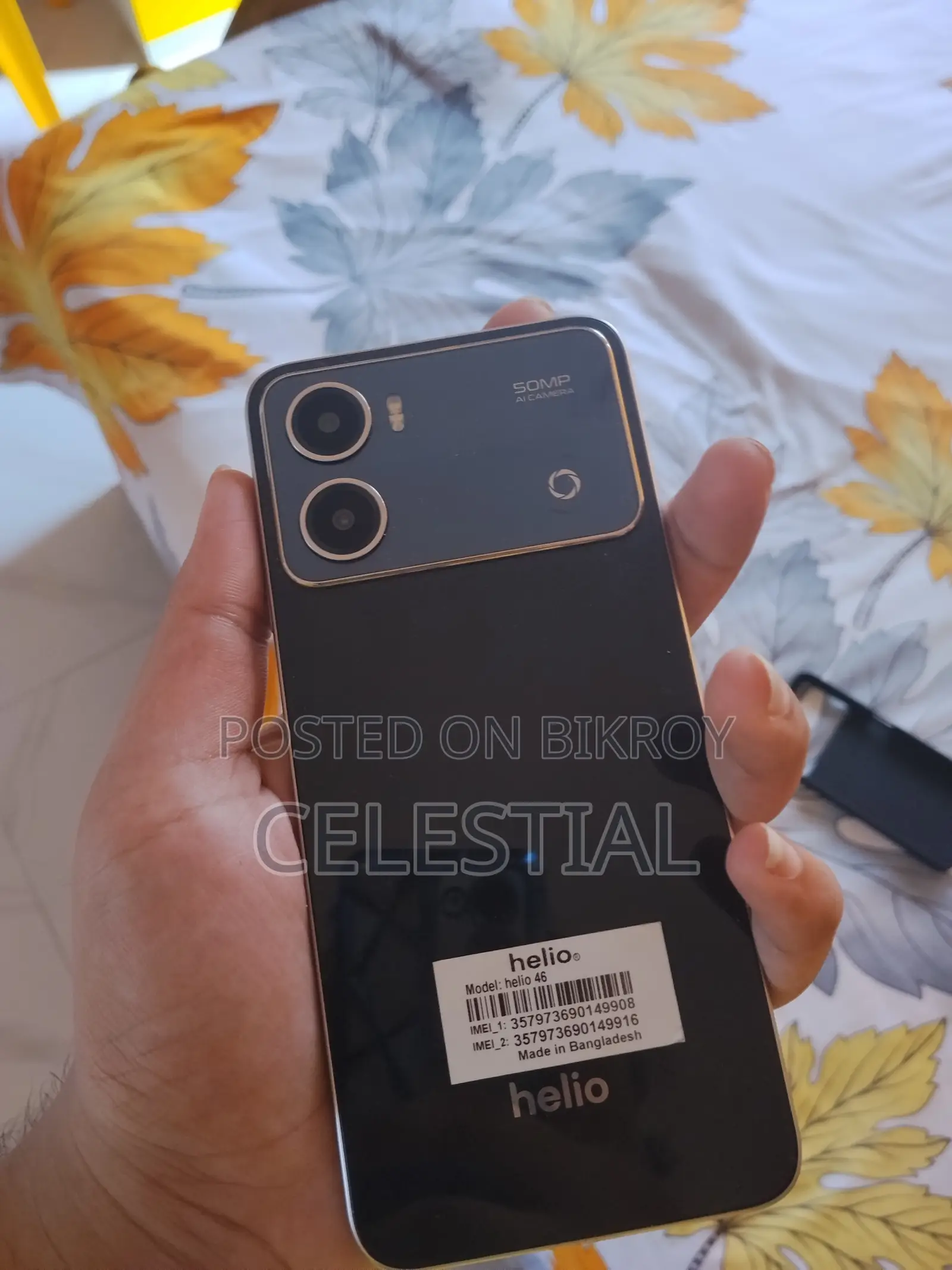 Symphony Helio 30 128 GB Black