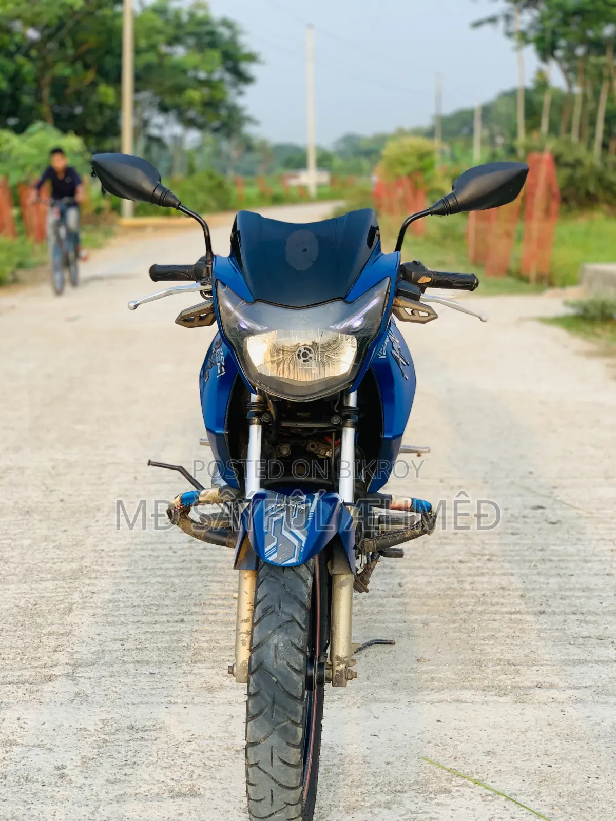 TVS Apache RTR 160 2V 2017 Blue
